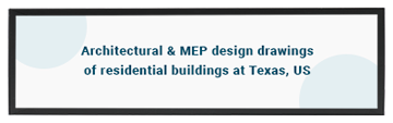 architecture and mep design drawing of residential building