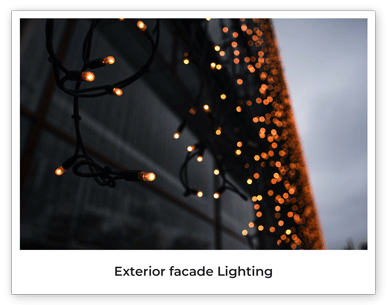 Exterior facade Lighting