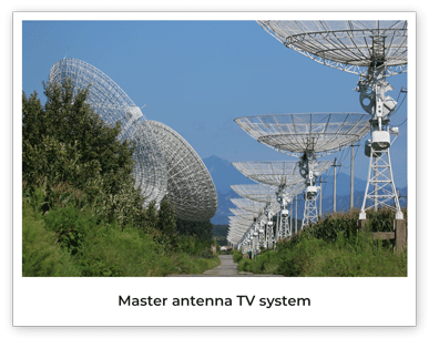 Master antenna TV system