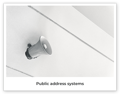 public address systems