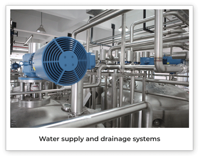 water supply and drainage systems